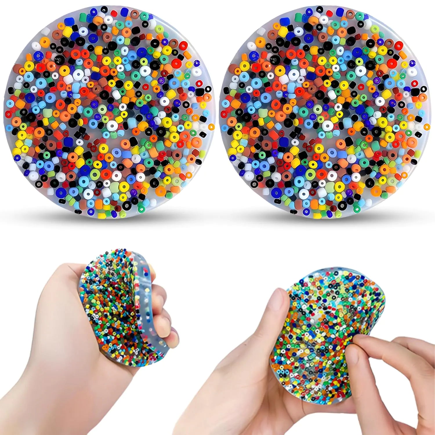 Picky Pad - Skin Picking Fidget Toys for Dermatillomania Trichotillomania Fidget Toys - Picky Pad Fidget Reusable Picking Pad for Anxiety & ADHD in Adults & Children (2 pcs 10 cm)